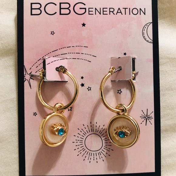 BCBGeneration Evil Eye Earrings - Picture 1 of 4